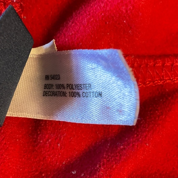 GAP Red Sweatpants with Striped Sides - Picture 4 of 5